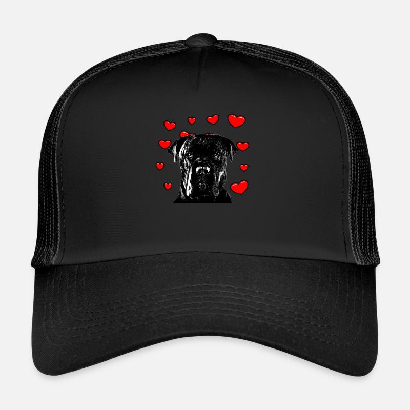 Cane Corso - Trucker Cap - Schwarz/Schwarz