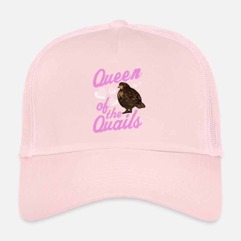 Poulets de caille Oiseaux Éleveur de cailles | Caille Casquette trucker 