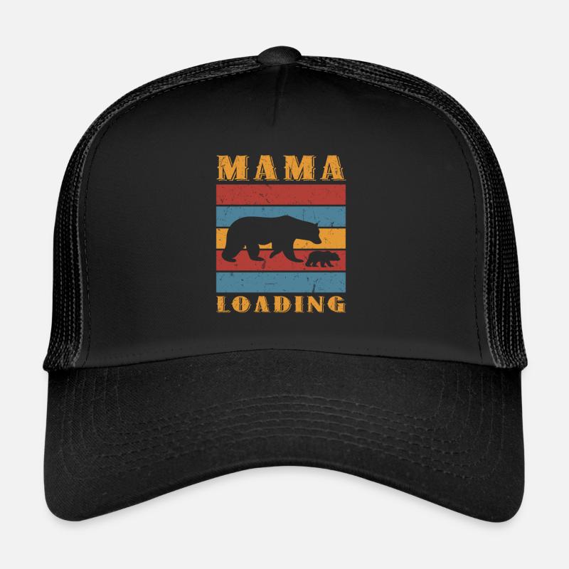 Mama Loading Mutter Tochter Mutti Sohn Spruch Trucker Cap