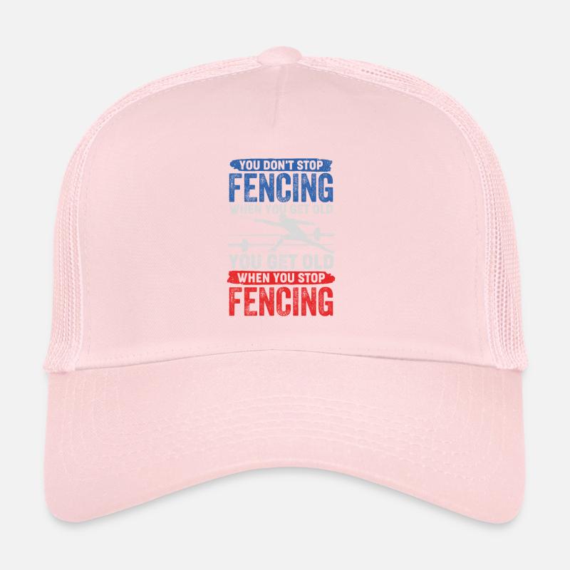Fechten Sportfechten Alter Mann Fechter Geschenk Trucker Cap