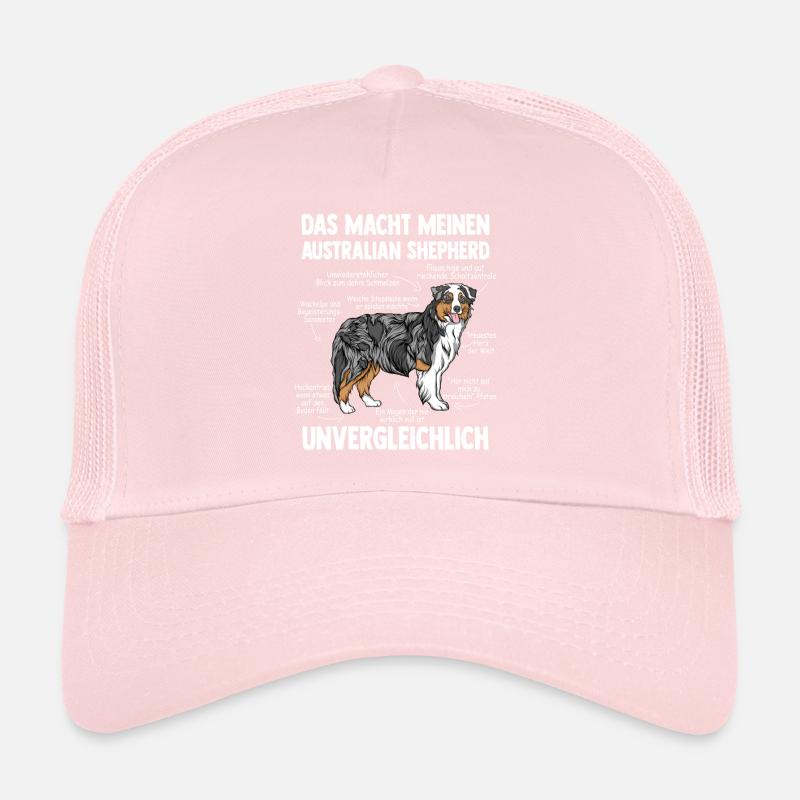 Australian Shepherd Aussie Trucker Cap
