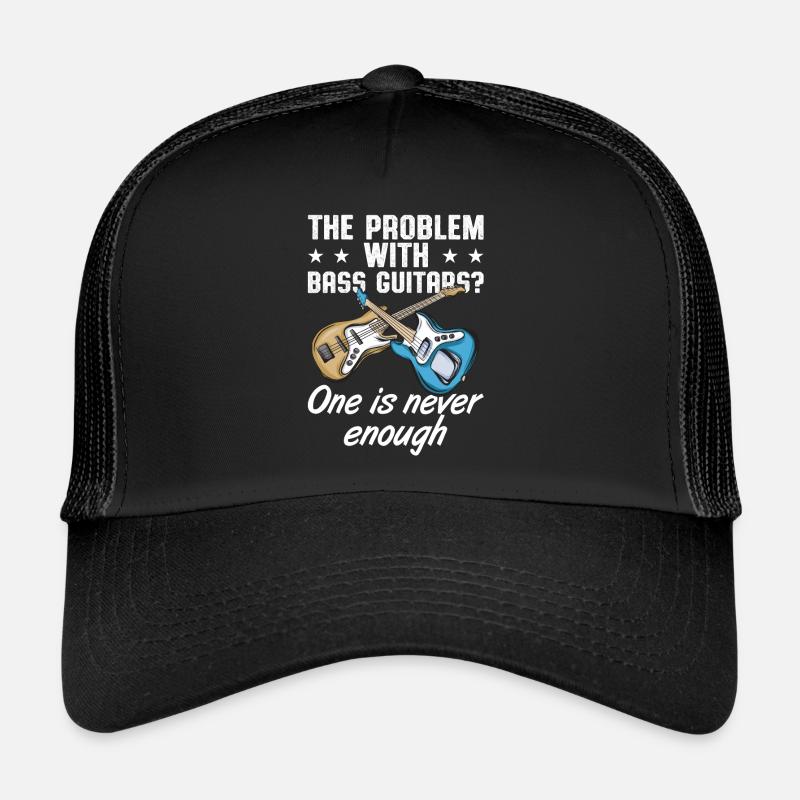 Bass Guitar Guitar Trucker Cap