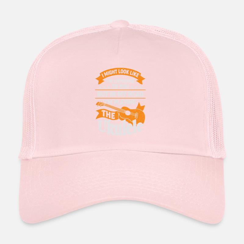 Funny Ukulele Music Ukulele Player Gift Trucker Cap