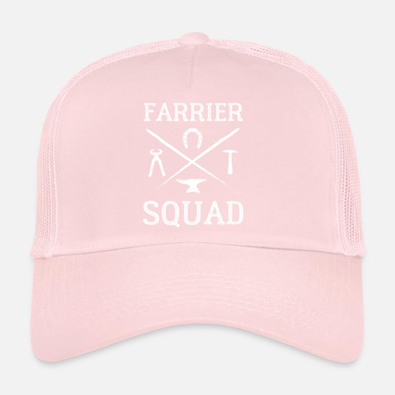 Sabots forgeant des sabots de cheval Farrier Squad Casquette trucker 