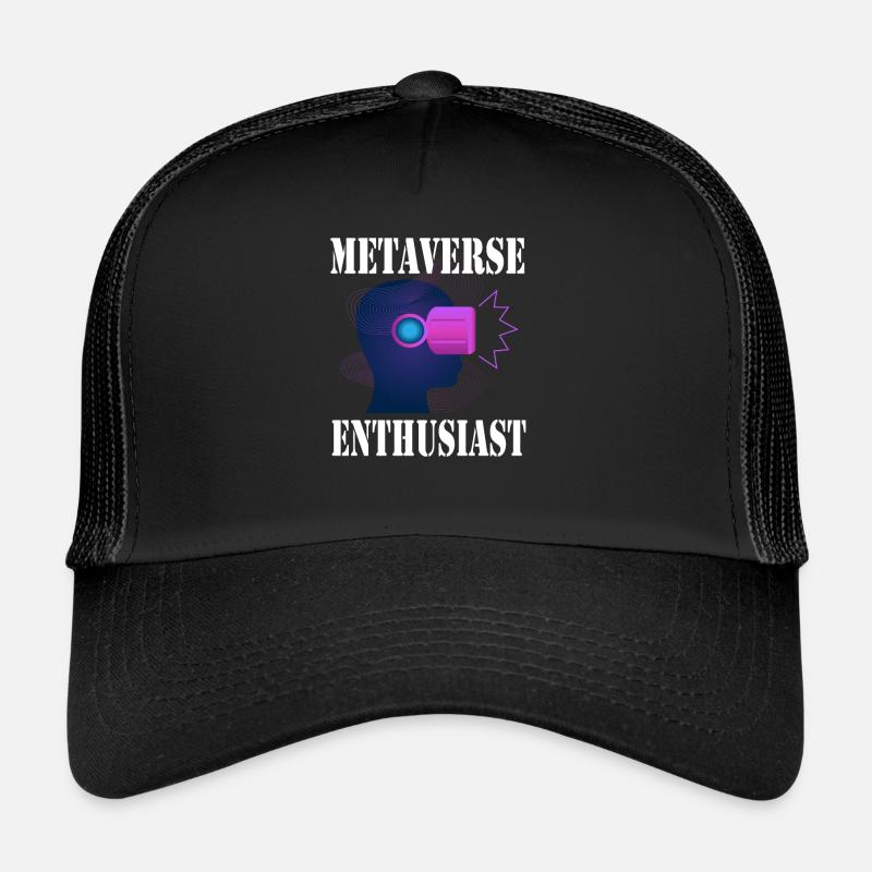 Metaverse Enthusiast Virtual Reality - Trucker Cap - black/black