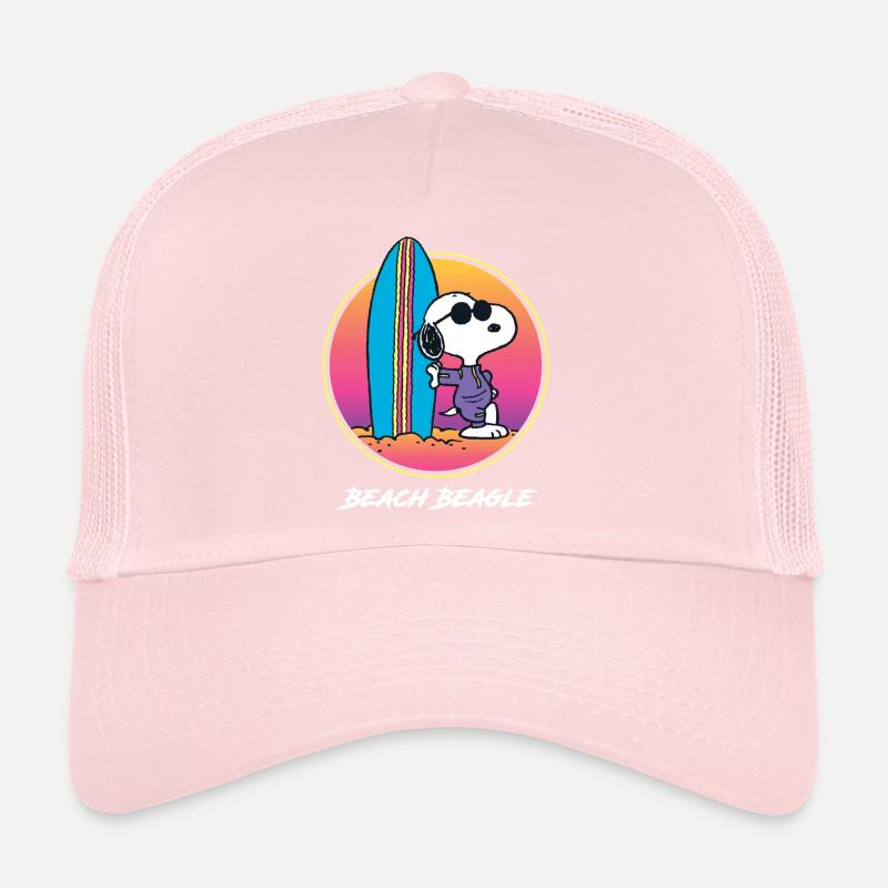 Peanuts Snoopy Beach Beagle Trucker Cap