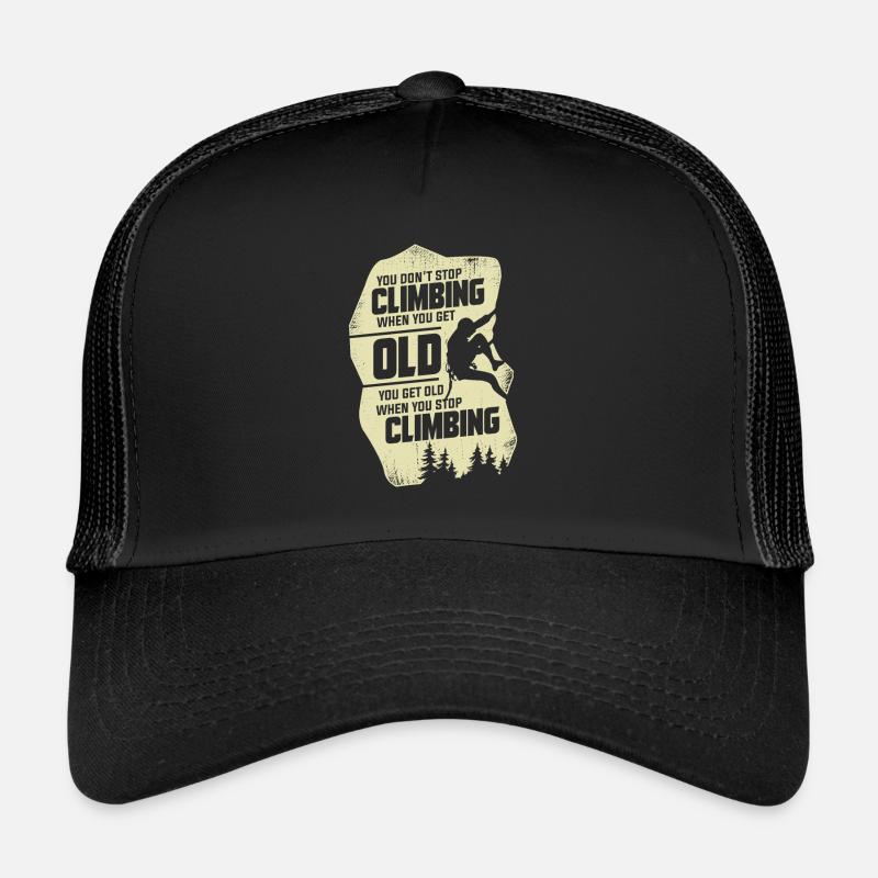 Klettern Alter Mann Kletterer Opa Geschenk Trucker Cap