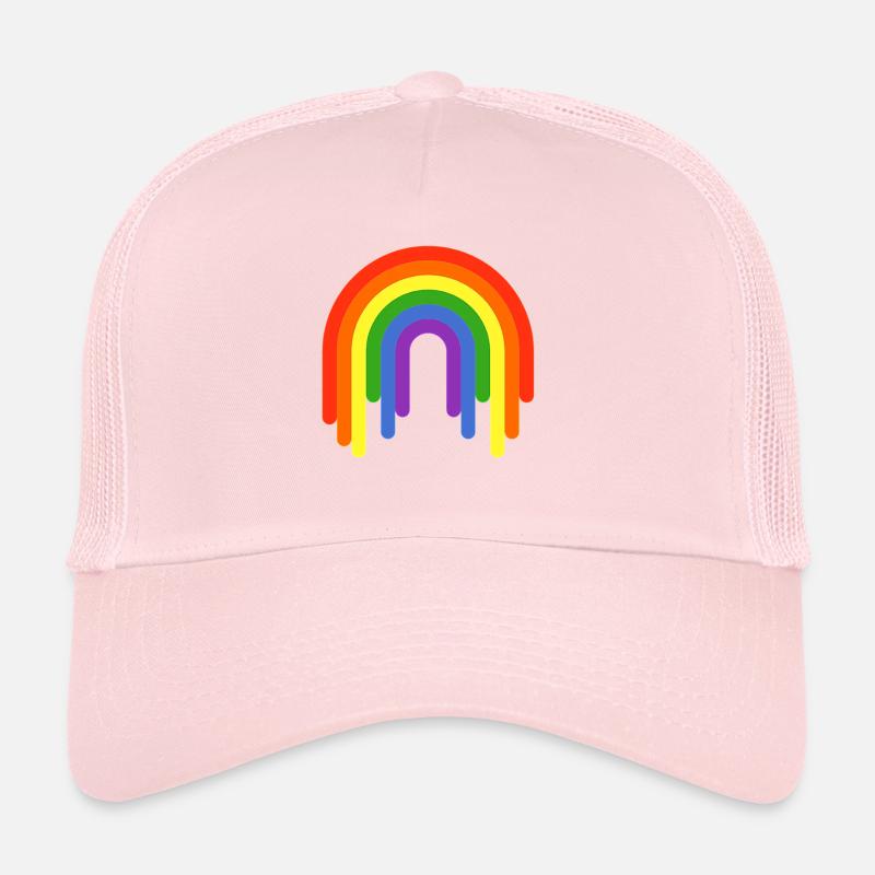 Arc-en-ciel Casquette trucker 