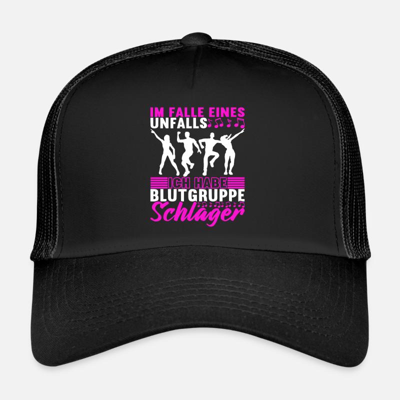 Schlager Schlagerparty - Trucker Cap - Schwarz/Schwarz