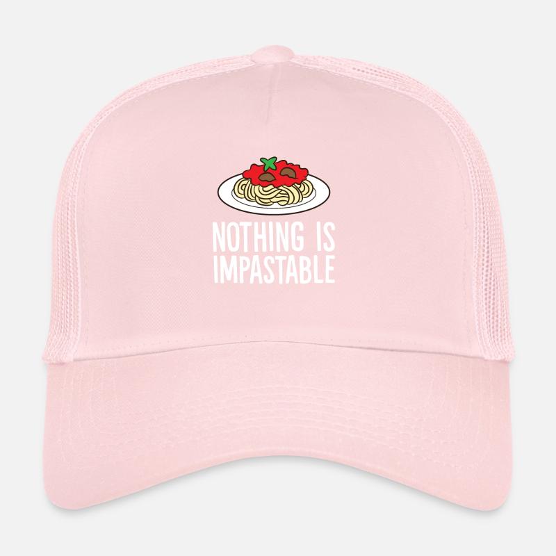Nothing Is Impastable Spaghetti Pasta Trucker Cap