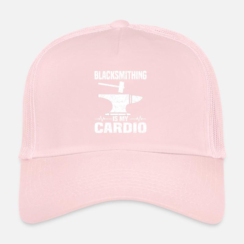 Cadeaux de forgeron | Forgeage d’enclume metalsmith Casquette trucker 