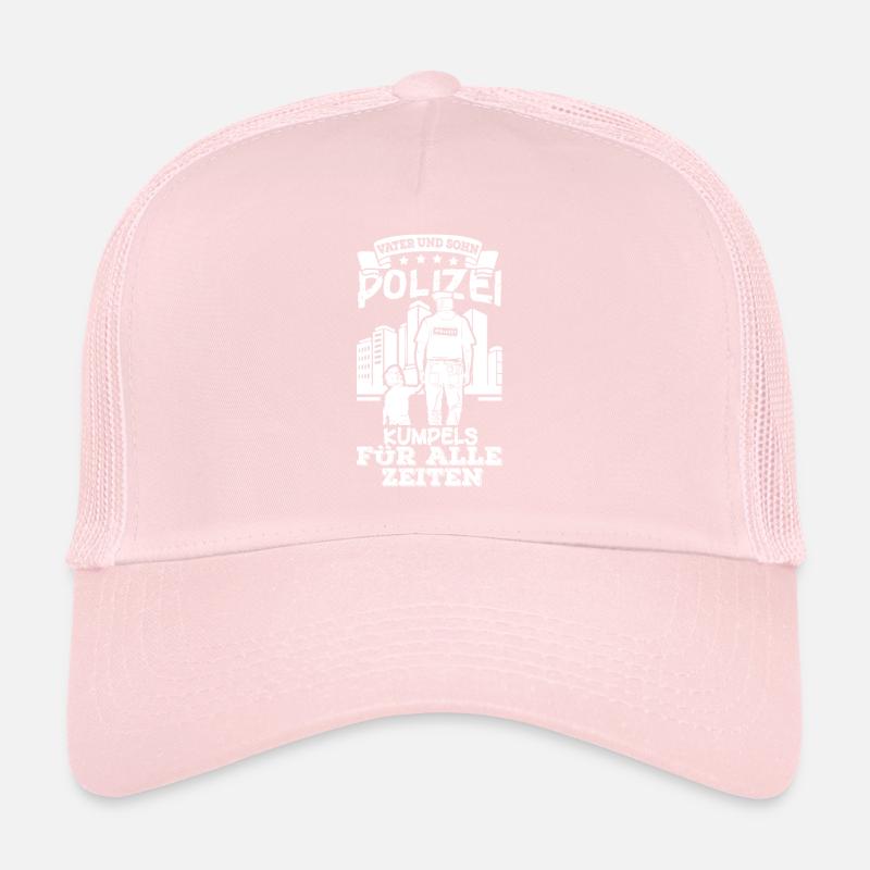 Polizei Papa Sohn Partnerlook Trucker Cap