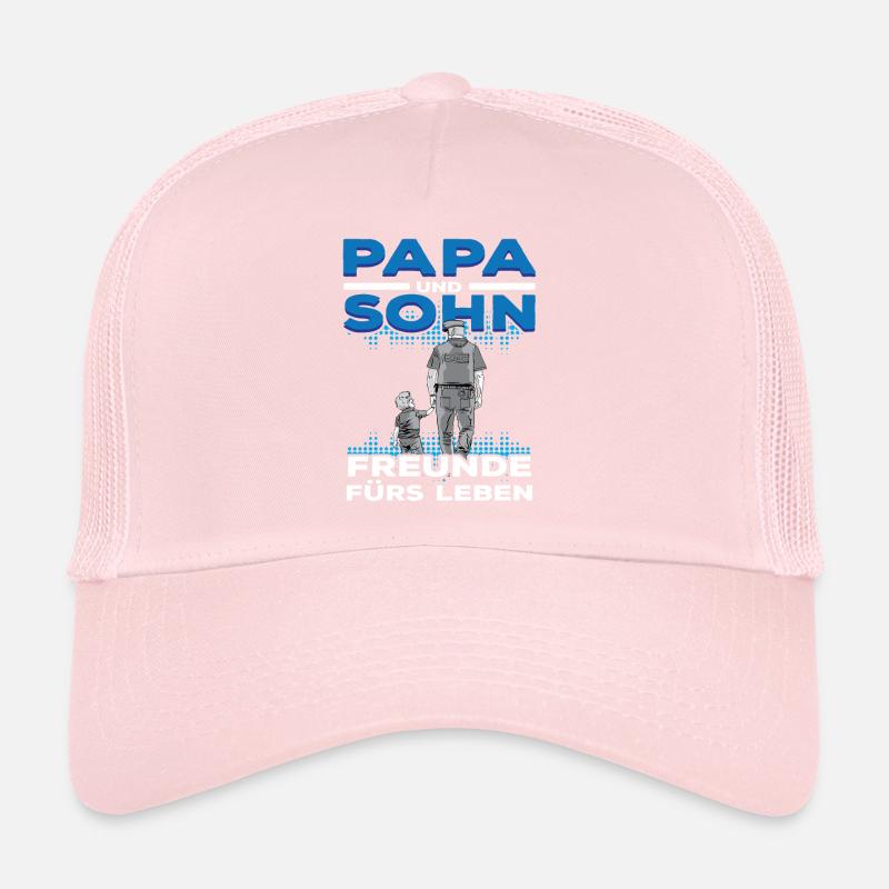 Polizei Papa Sohn Partnerlook Trucker Cap