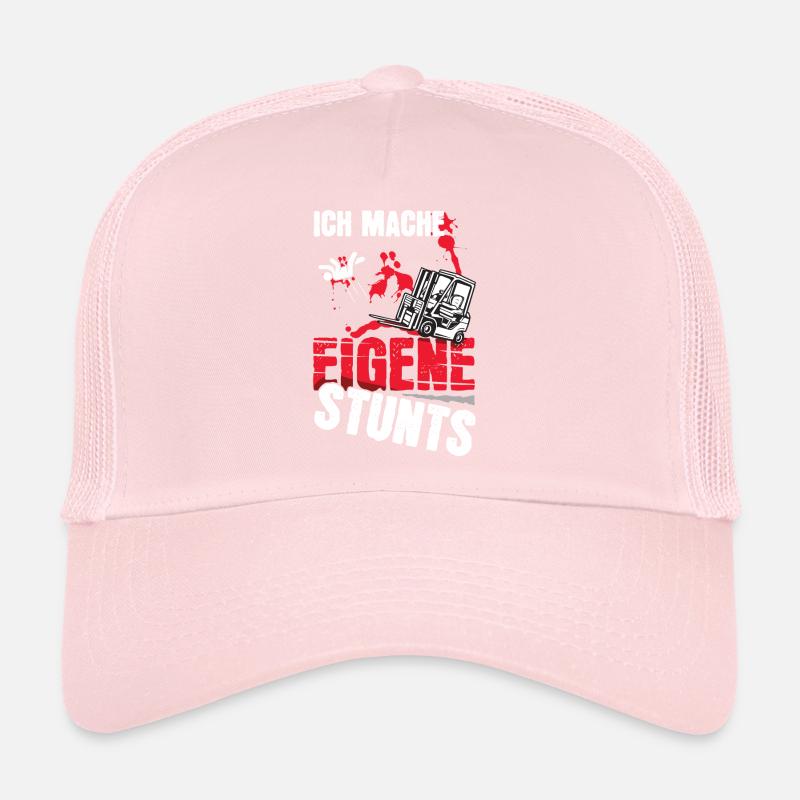 Ich Mache Eigene Stunts Lustiges Stapler Trucker Cap