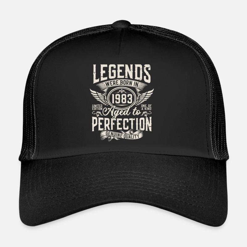 Né en 1983 Legends Cadeau d’anniversaire Casquette trucker 