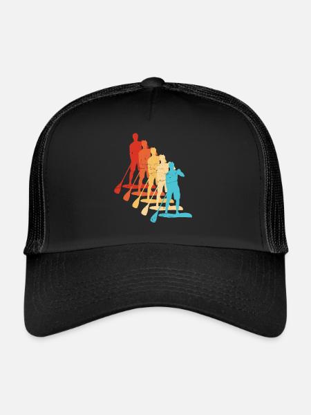 Standup Paddleboard Standup Paddling Stand up Padd - Trucker Cap - black/black - Front