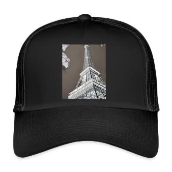 Collection City Trip Paris - Trucker Cap - black/black - Front