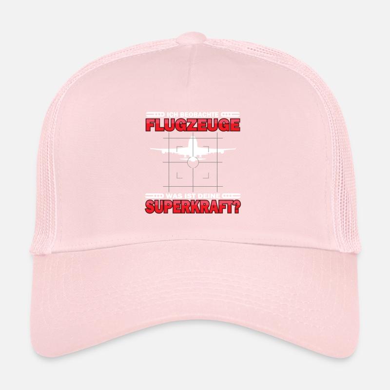 Planespotter Flugzeug Planespotting Flughafen Trucker Cap