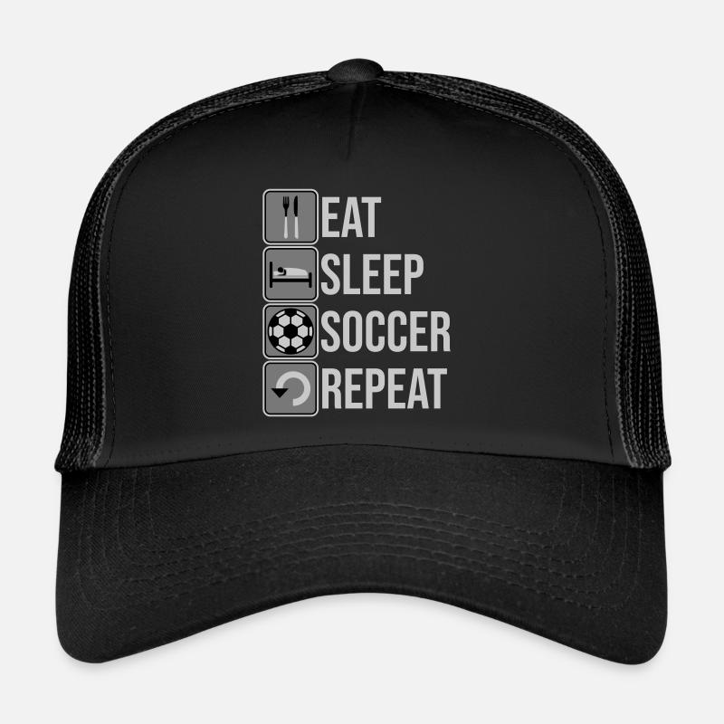 Eat Sleep Soccer Repeat Trucker Cap