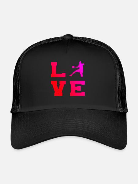 Joueurs de handball masculins Joueurs de handball Joueurs de handball Joueurs de handball - Casquette trucker  - noir/noir - Devant