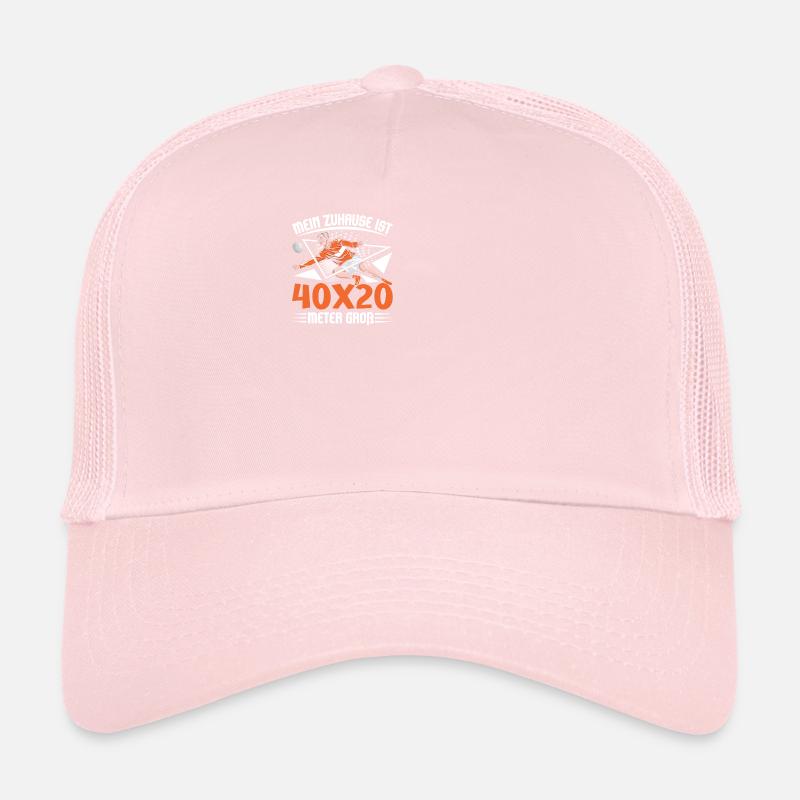 Zuhause 40x20 Meter groß Hallensaison | Faustball Trucker Cap