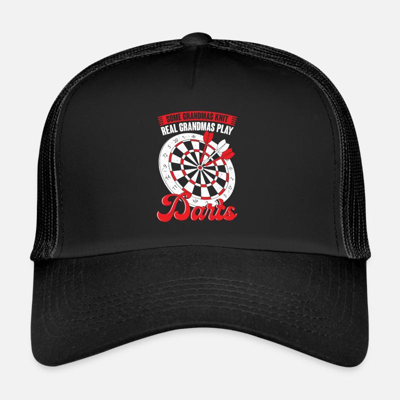 Dart Dartspielerin Oma Darts Großmutter Geschenk Trucker Cap