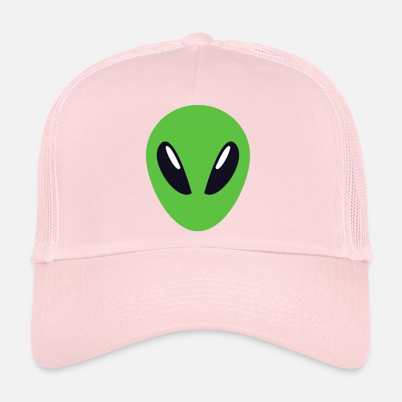 Extraterrestre vert mignon Casquette trucker 
