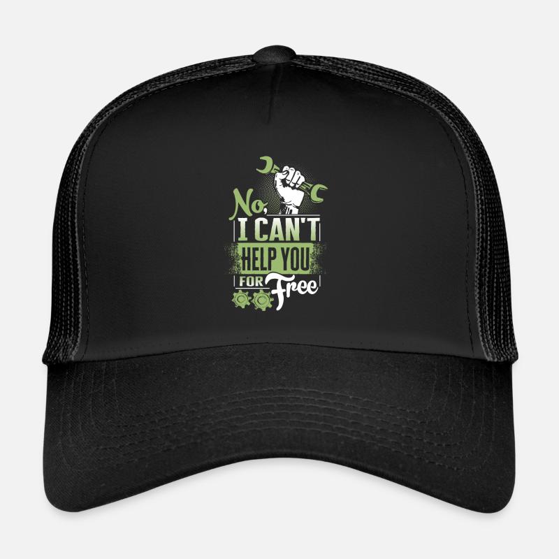 No, I'm not helping you for free - Trucker Cap - black/black