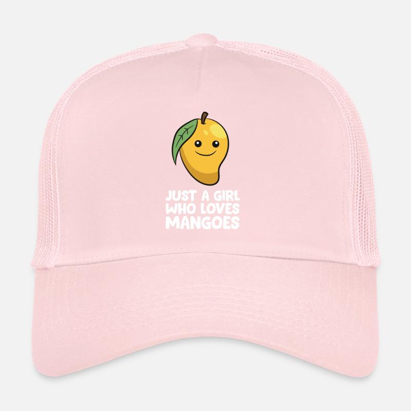 Nur ein Mädchen, das Mangos liebt Trucker Cap