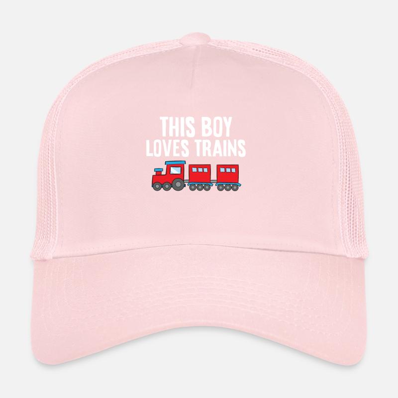 Ce garçon aime les trains Casquette trucker 