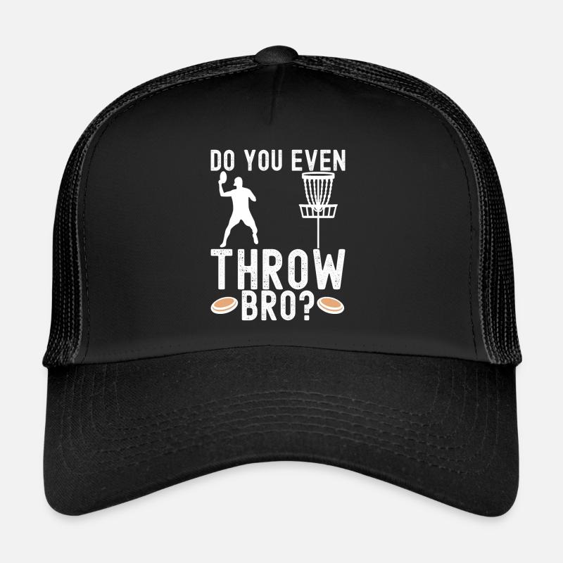 Disc Golf Disc Golfer - Trucker Cap - Schwarz/Schwarz