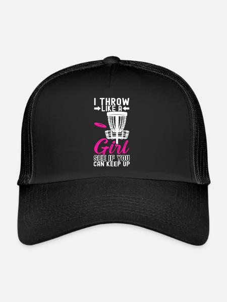 Disc Golf Disc Golfeur - Casquette trucker  - noir/noir - Devant
