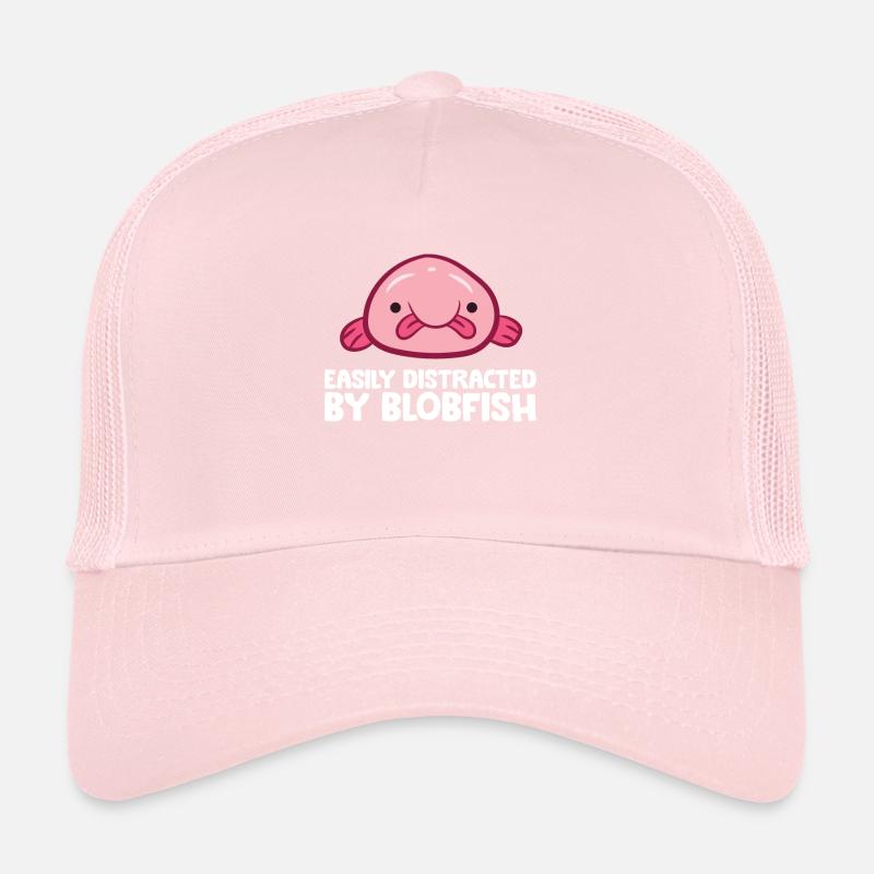Créatures marines Blobfish légèrement distraites par Casquette trucker 