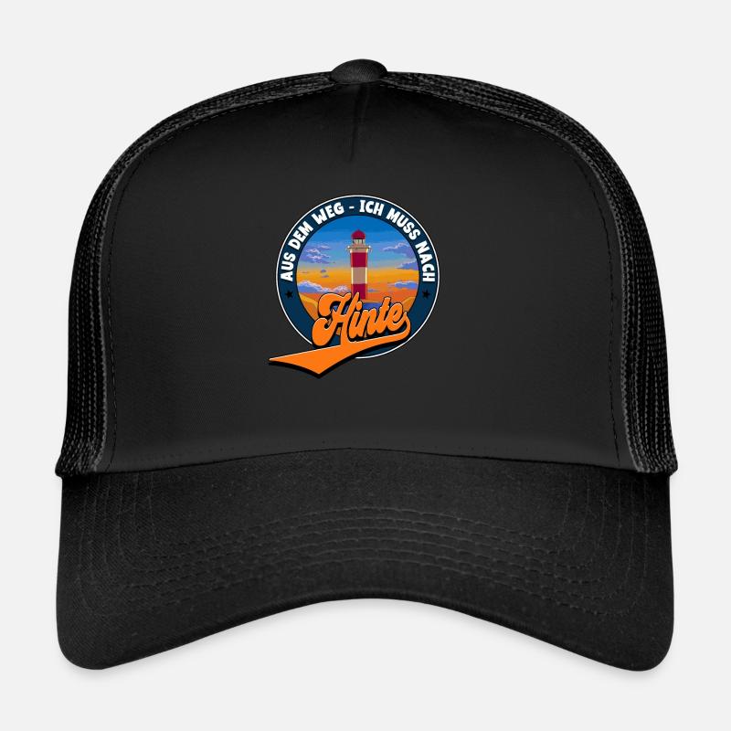 Hinte - Trucker Cap - Schwarz/Schwarz