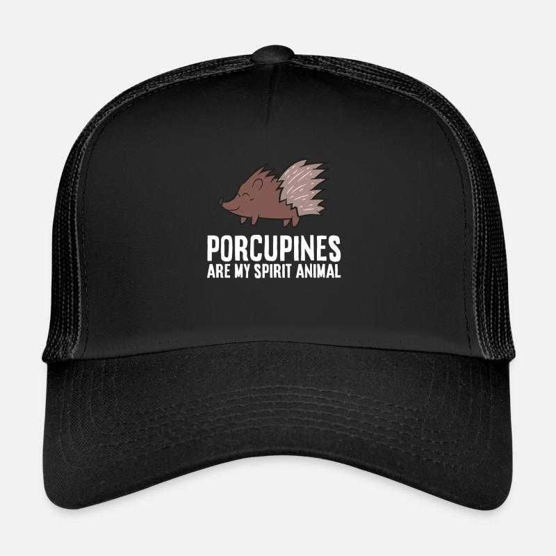 Stachelschweine sind mein Geisttier Liebe Trucker Cap