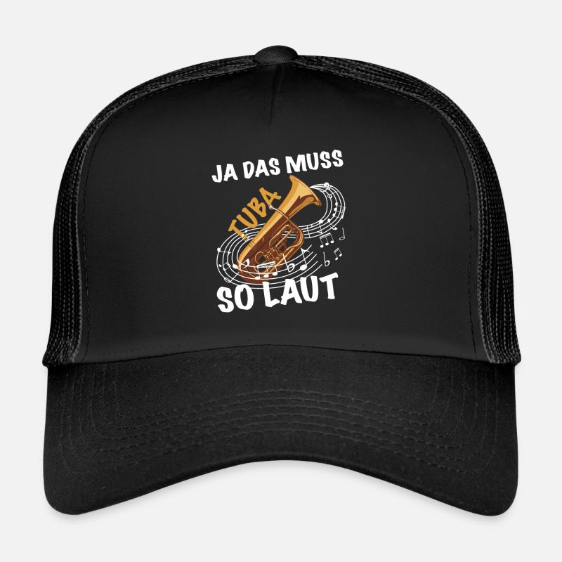 Tuba spielen laut Trucker Cap