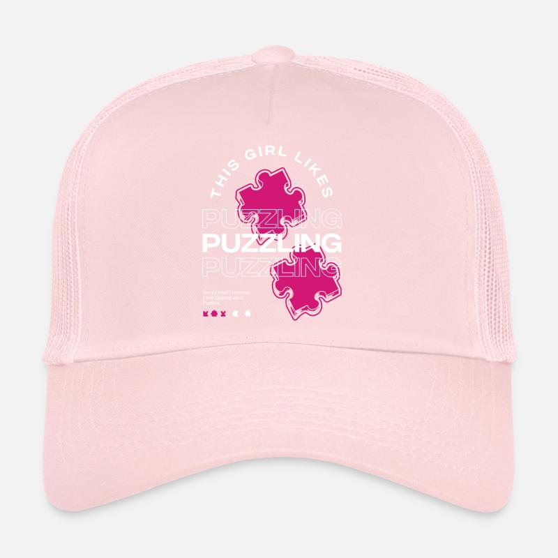 Fille aime le dicton ironique déroutant Expert en Casquette trucker 