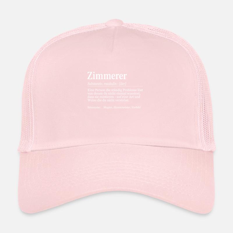 Zimmerer Definition Duden Tischler Trucker Cap