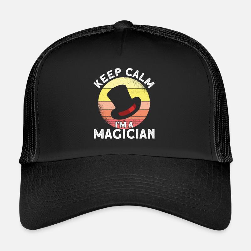 Magicien Party Magic Tricks Performer Magicien Casquette trucker 