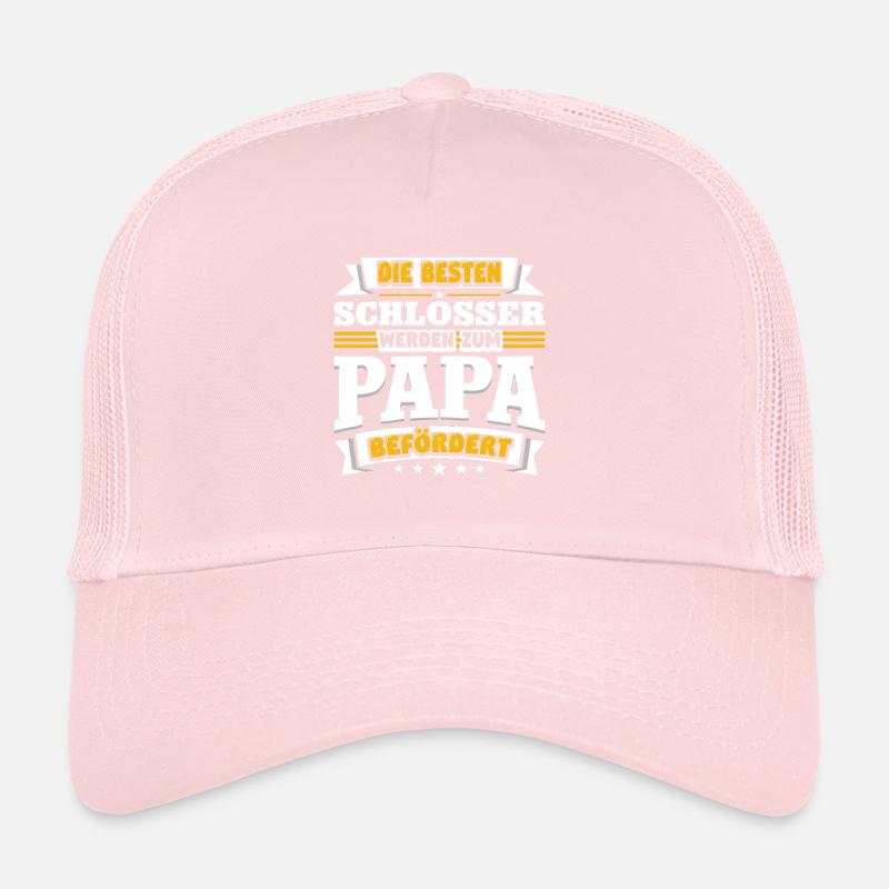 Schlosser werden zum Papa befördert Trucker Cap