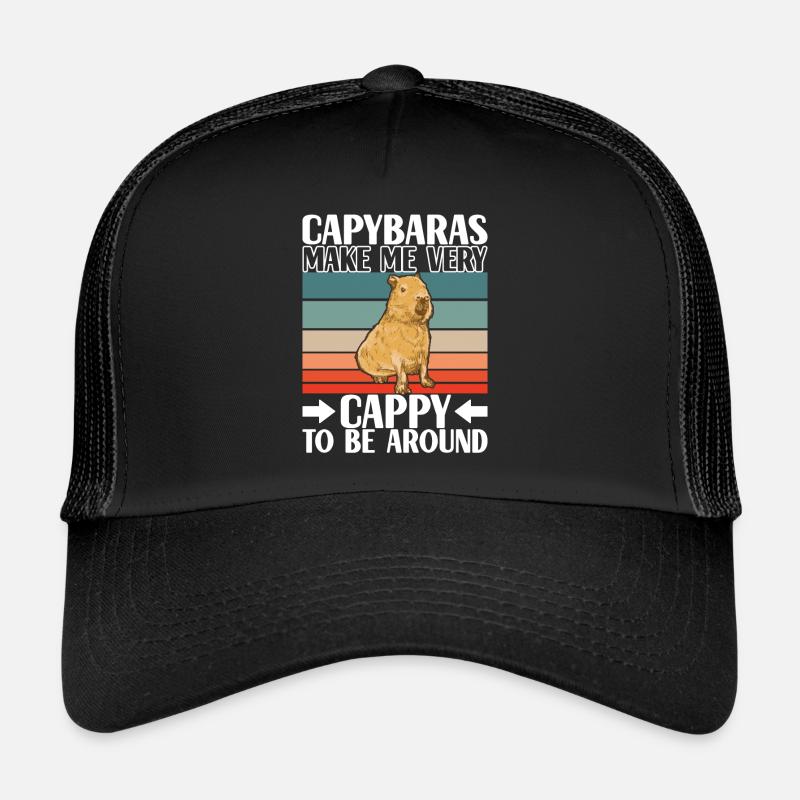 Capybara Wasserschwein Trucker Cap