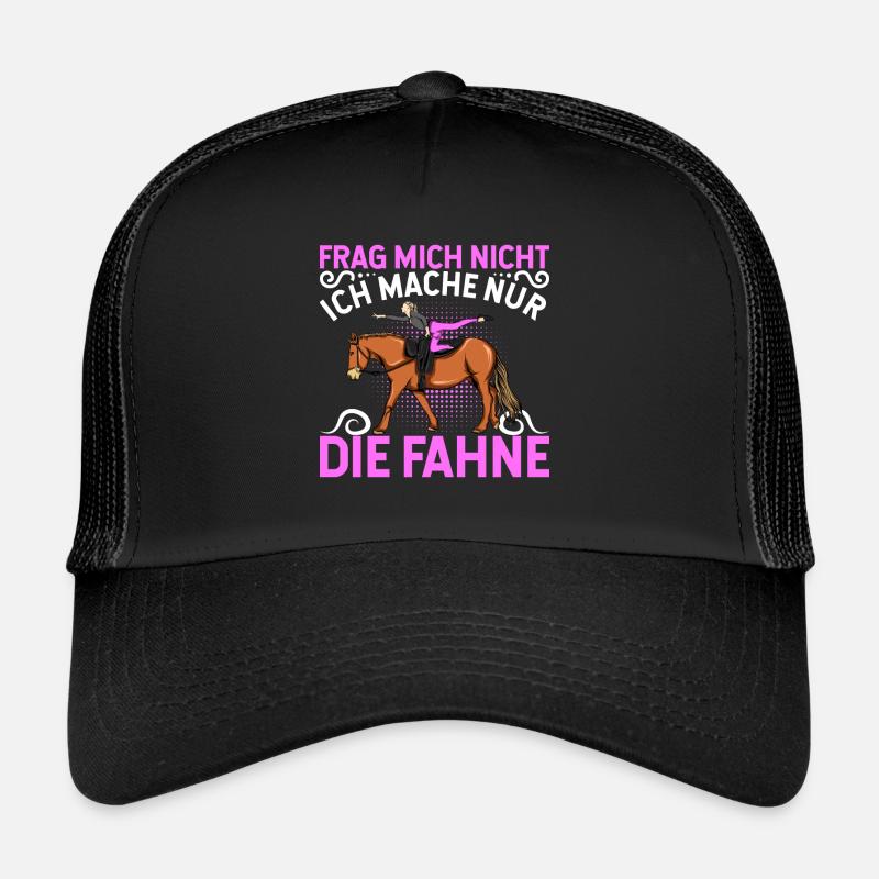 Voltigieren - Trucker Cap - Schwarz/Schwarz