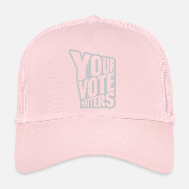 votre vote compte citation Casquette trucker 