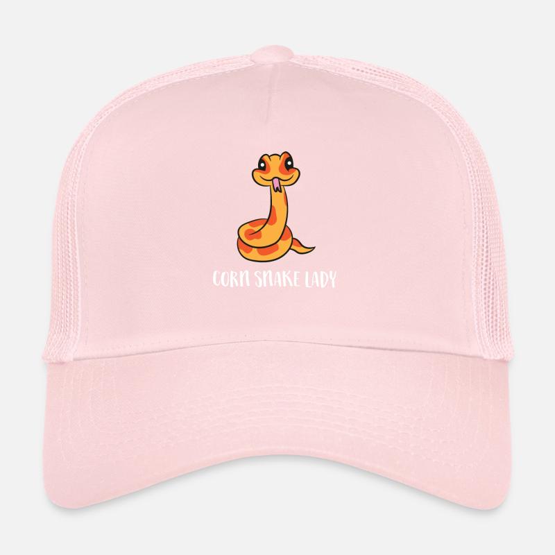 Corn Snake Lady Cute Pet Corn Snake Trucker Cap