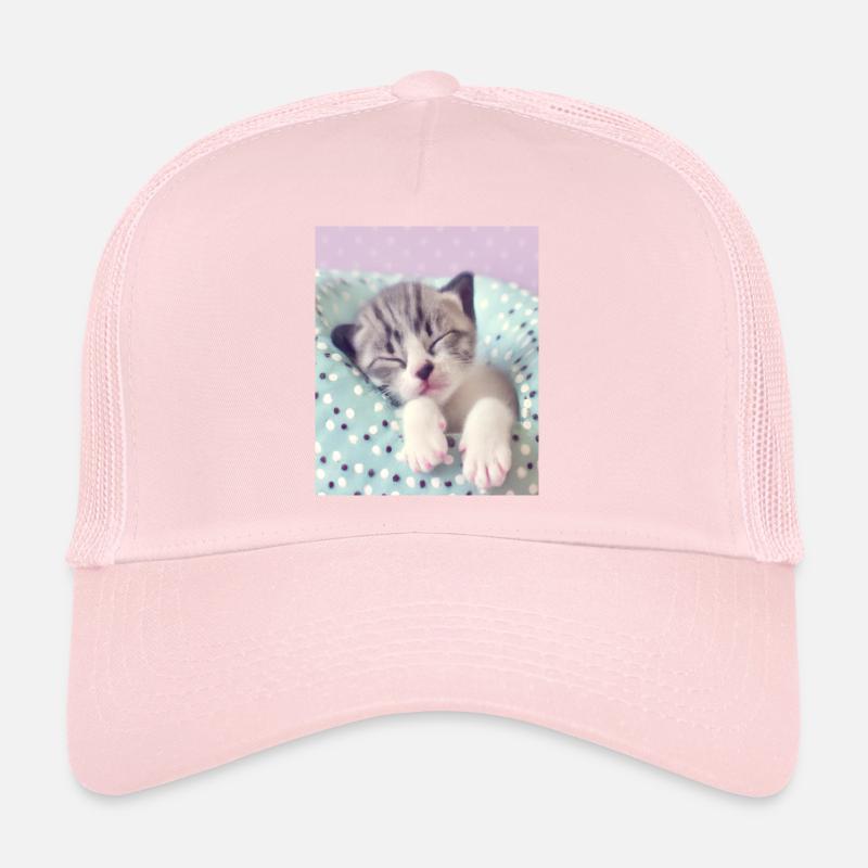 Mignon bébé chaton Casquette trucker 