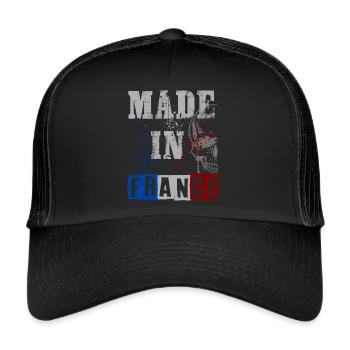made in france - Casquette trucker  - noir/noir - Devant