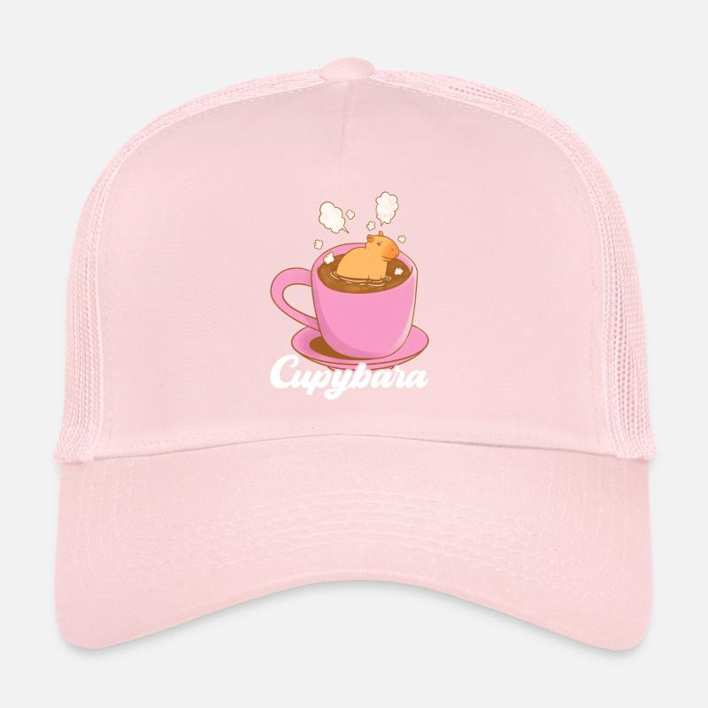 Capybara Water License Trucker Cap