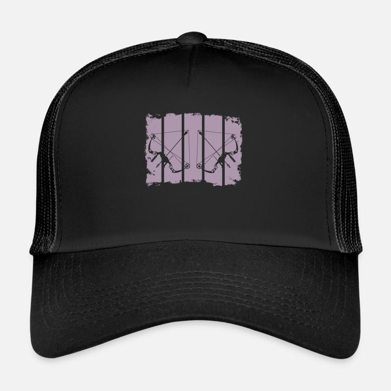 Archery Composite Bow Retro Stripes Casquette trucker 