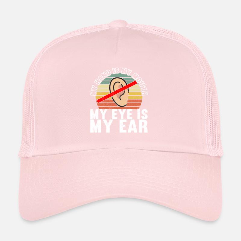 Taub Taubstumm Deaf Trucker Cap