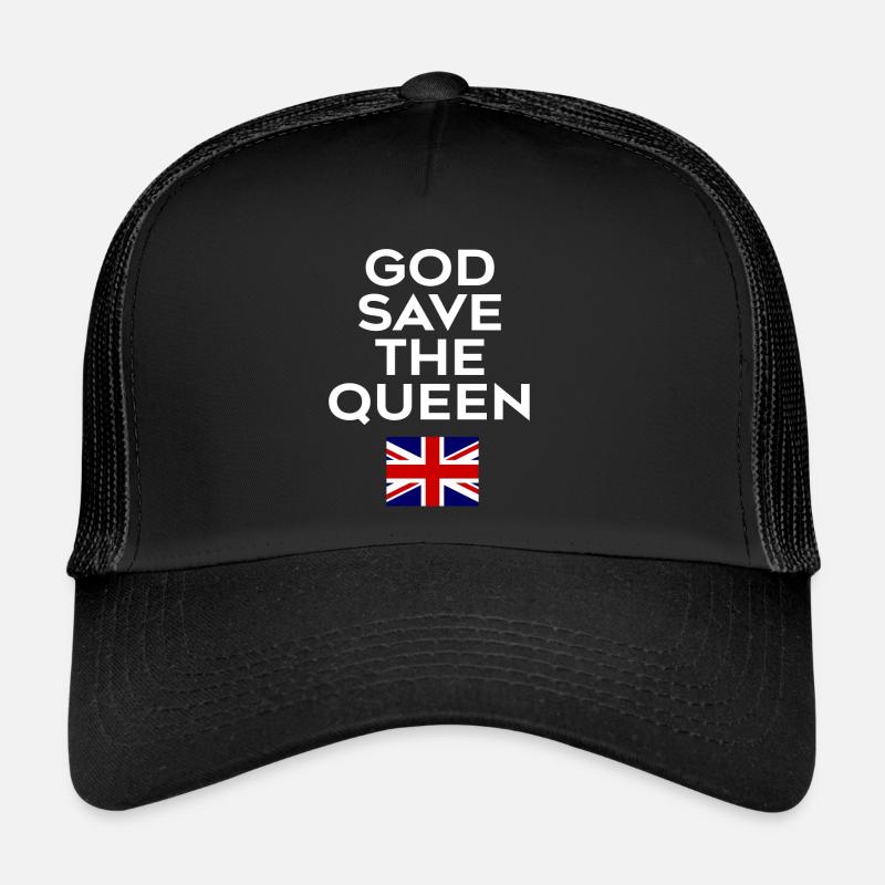 Dieu sauve la reine Casquette trucker 